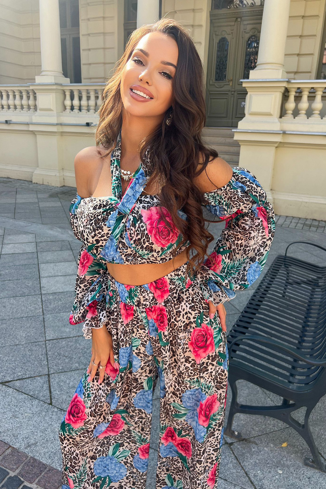 KOMPLET SPODNIE + HISZPANKA LA DIVA PANTERKA PREMIUM - obrazek 3