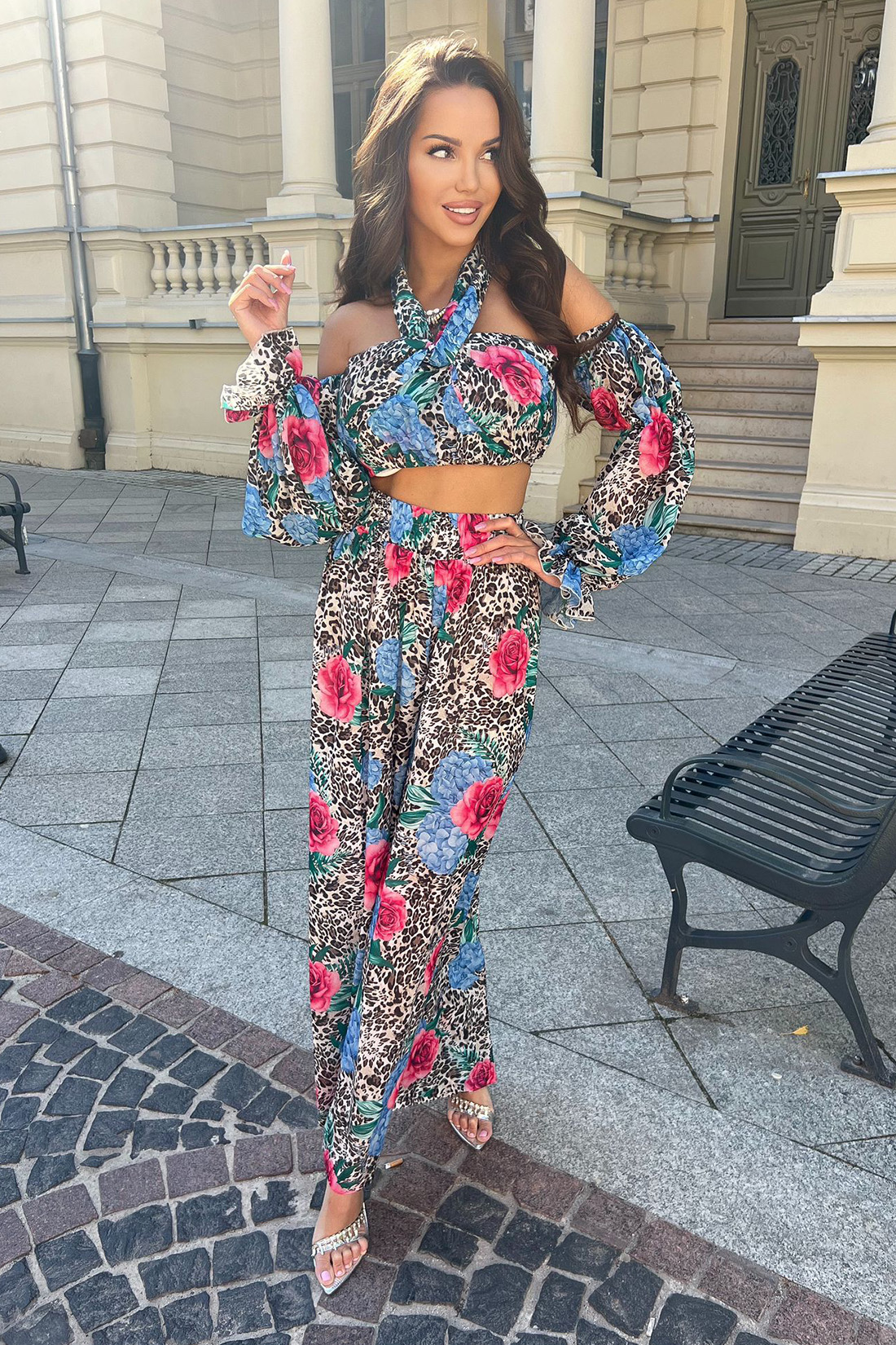 KOMPLET SPODNIE + HISZPANKA LA DIVA PANTERKA PREMIUM - obrazek 4