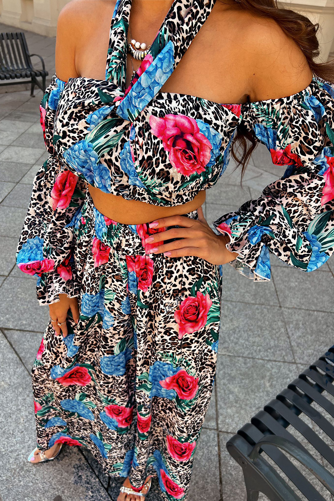 KOMPLET SPODNIE + HISZPANKA LA DIVA PANTERKA PREMIUM - obrazek 5