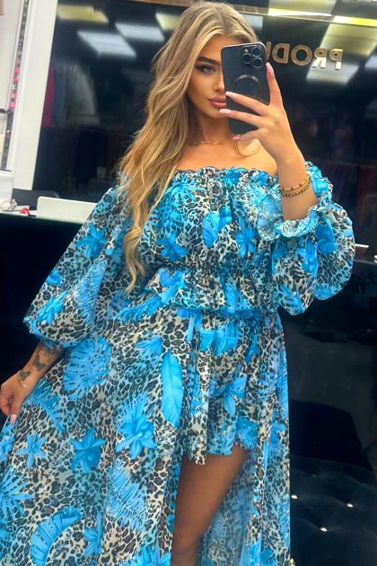 KOMPLET Z TRENEM LA DIVA NIEBIESKI PREMIUM