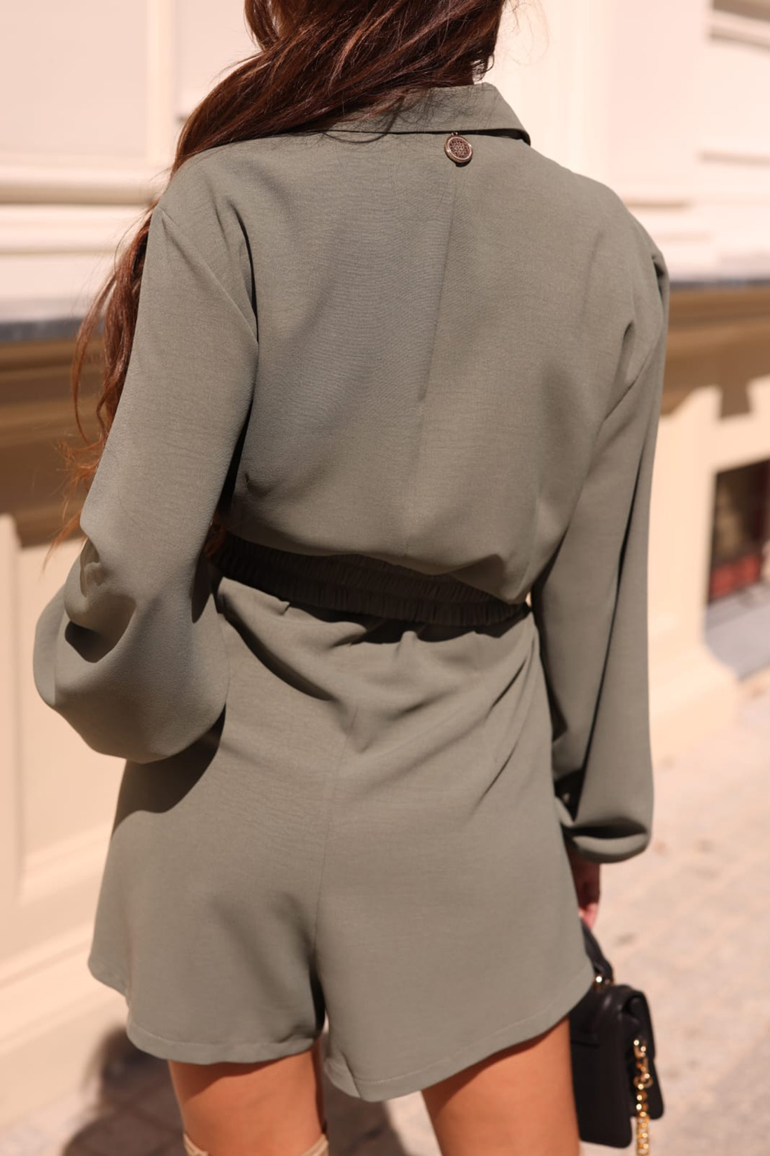 KOMBINEZON ELEGANTE LA DIVA PREMIUM KHAKI - obrazek 3