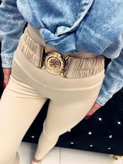 LEGINSY KLAMRA LEW BEŻ