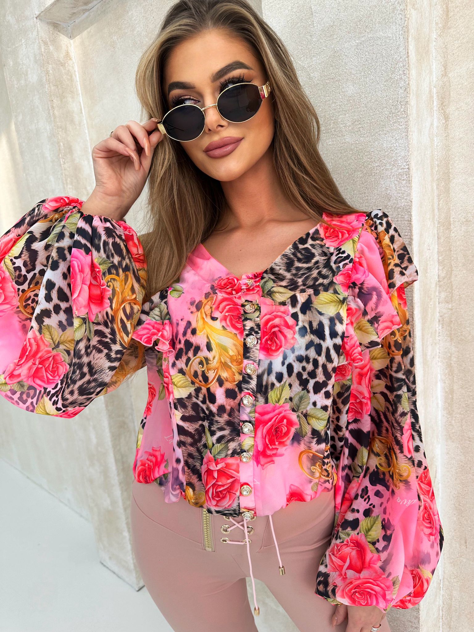 KOSZULA SZYFONOWA – FALBANKA - obrazek 3