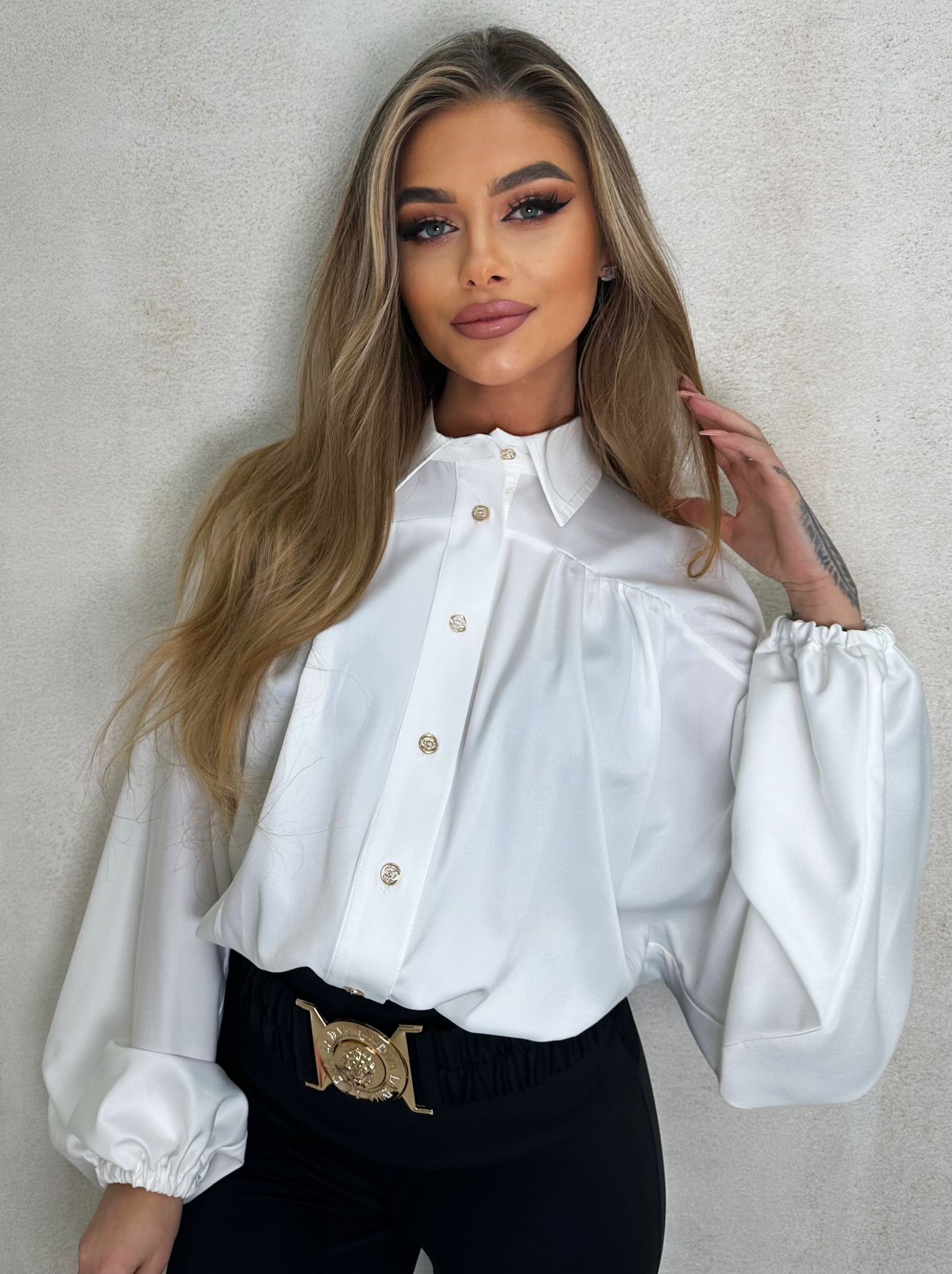 KOSZULA GUMKA – WHITE - obrazek 3