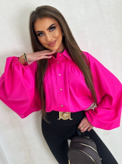 KOSZULA GUMKA – FUKSJA