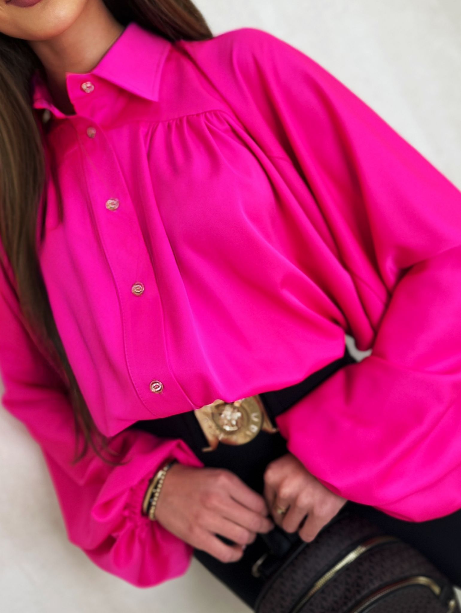 KOSZULA GUMKA – FUKSJA - obrazek 2