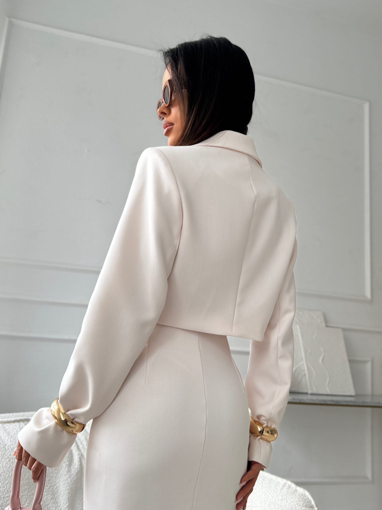 Spódnica MONACO puder LAMANUEL - obrazek 7