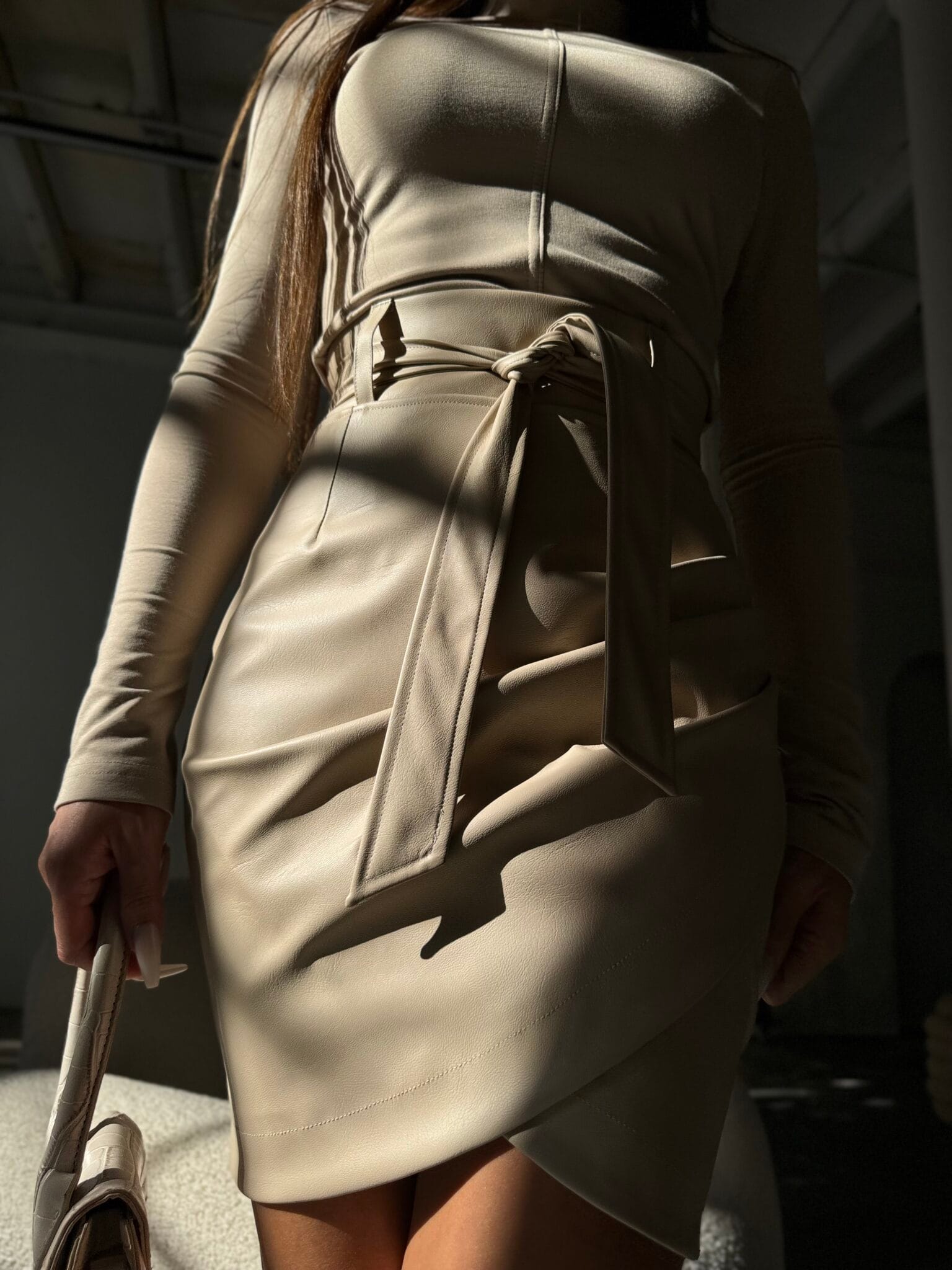 Spódnica URBAN beż LAMANUEL - obrazek 3