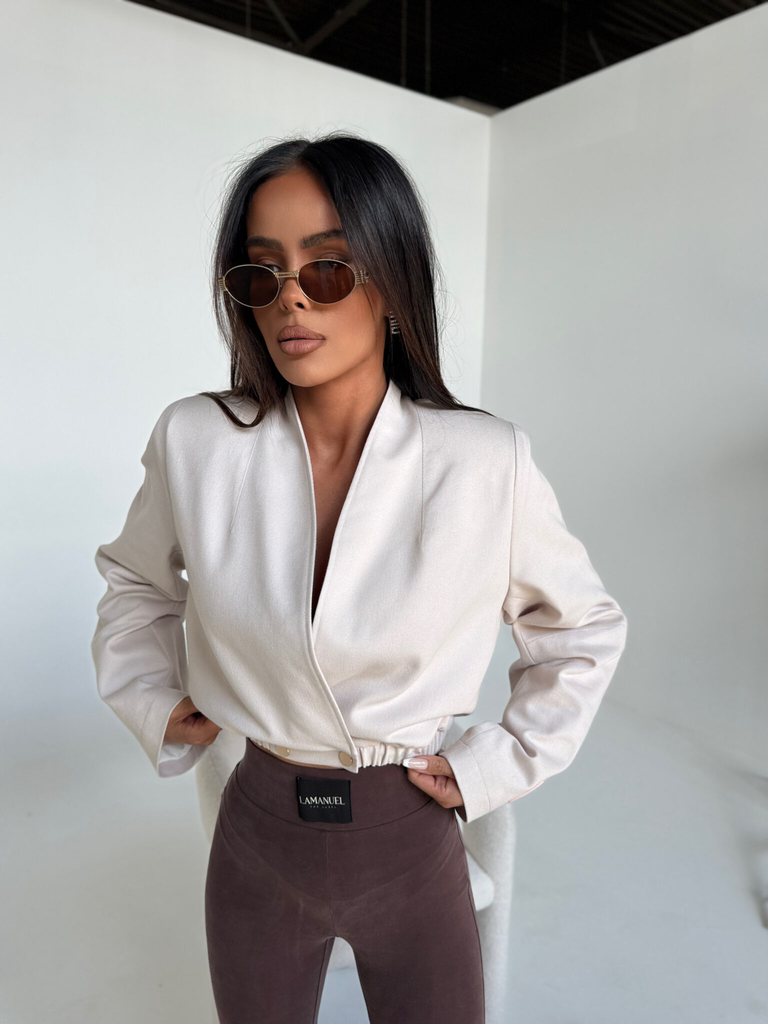 Kurtka BIG DEAL beż LAMANUEL - obrazek 2