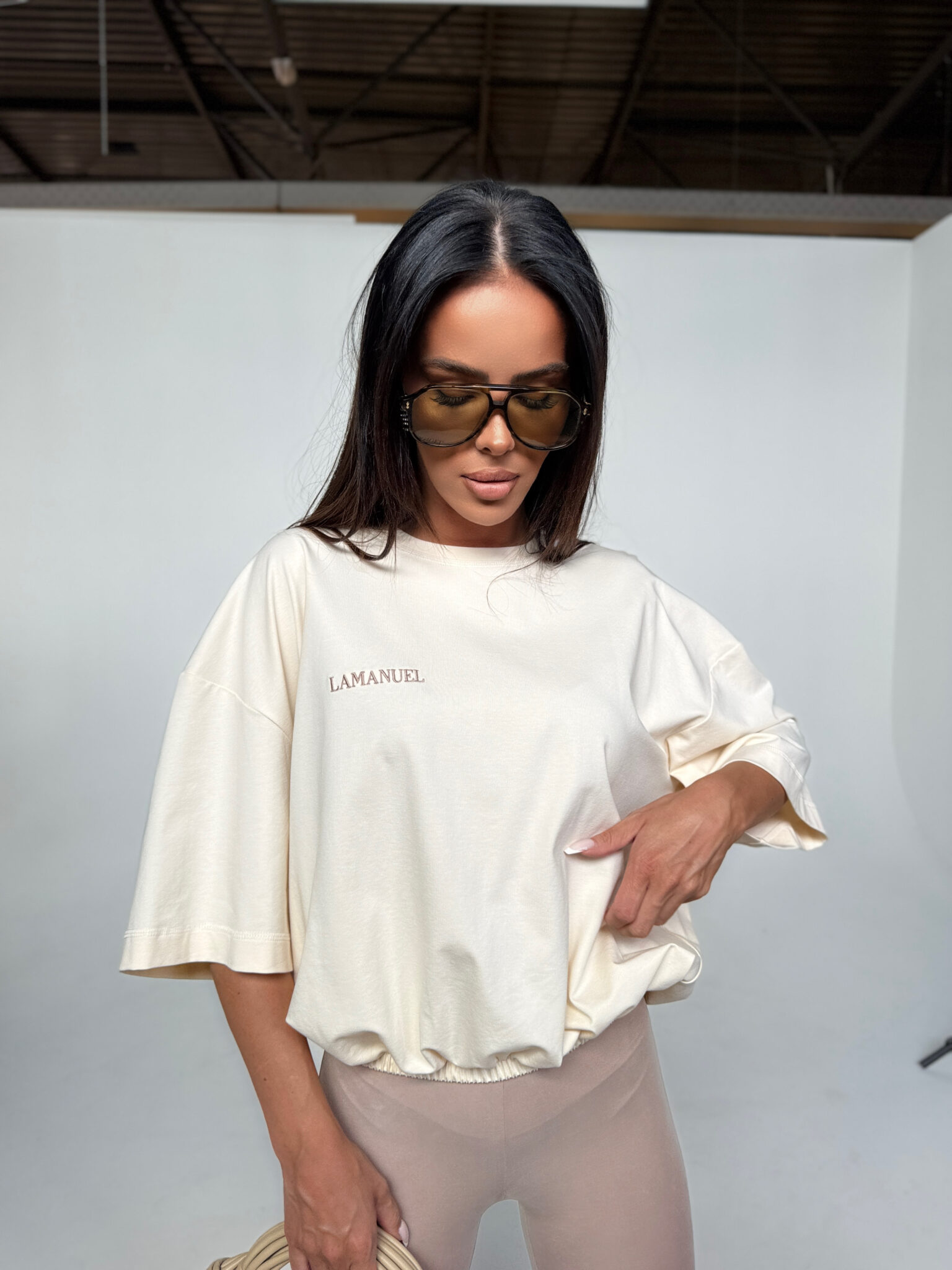 Tshirt HUNT kokos LAMANUEL - obrazek 3