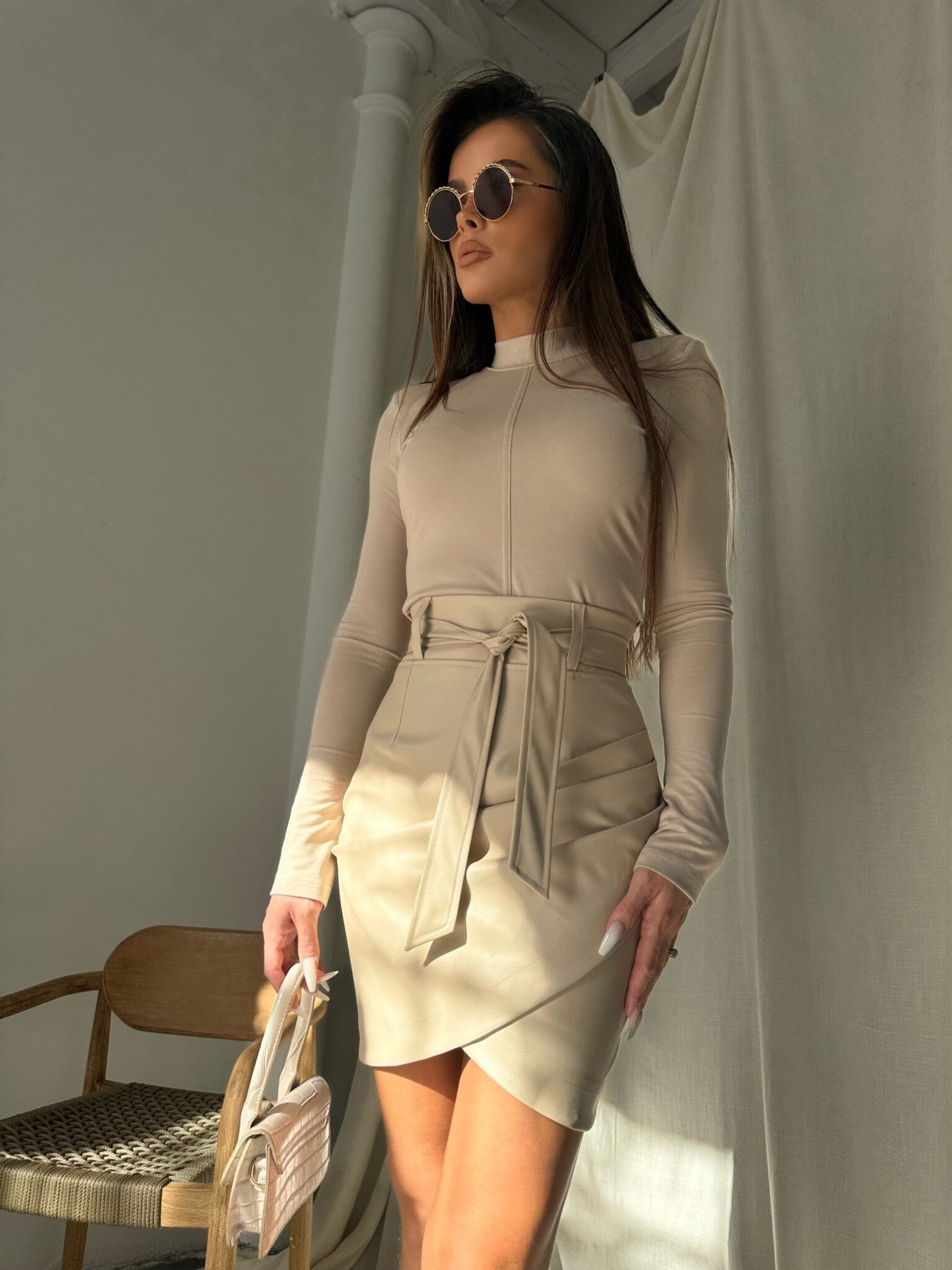 Spódnica URBAN beż LAMANUEL - obrazek 6