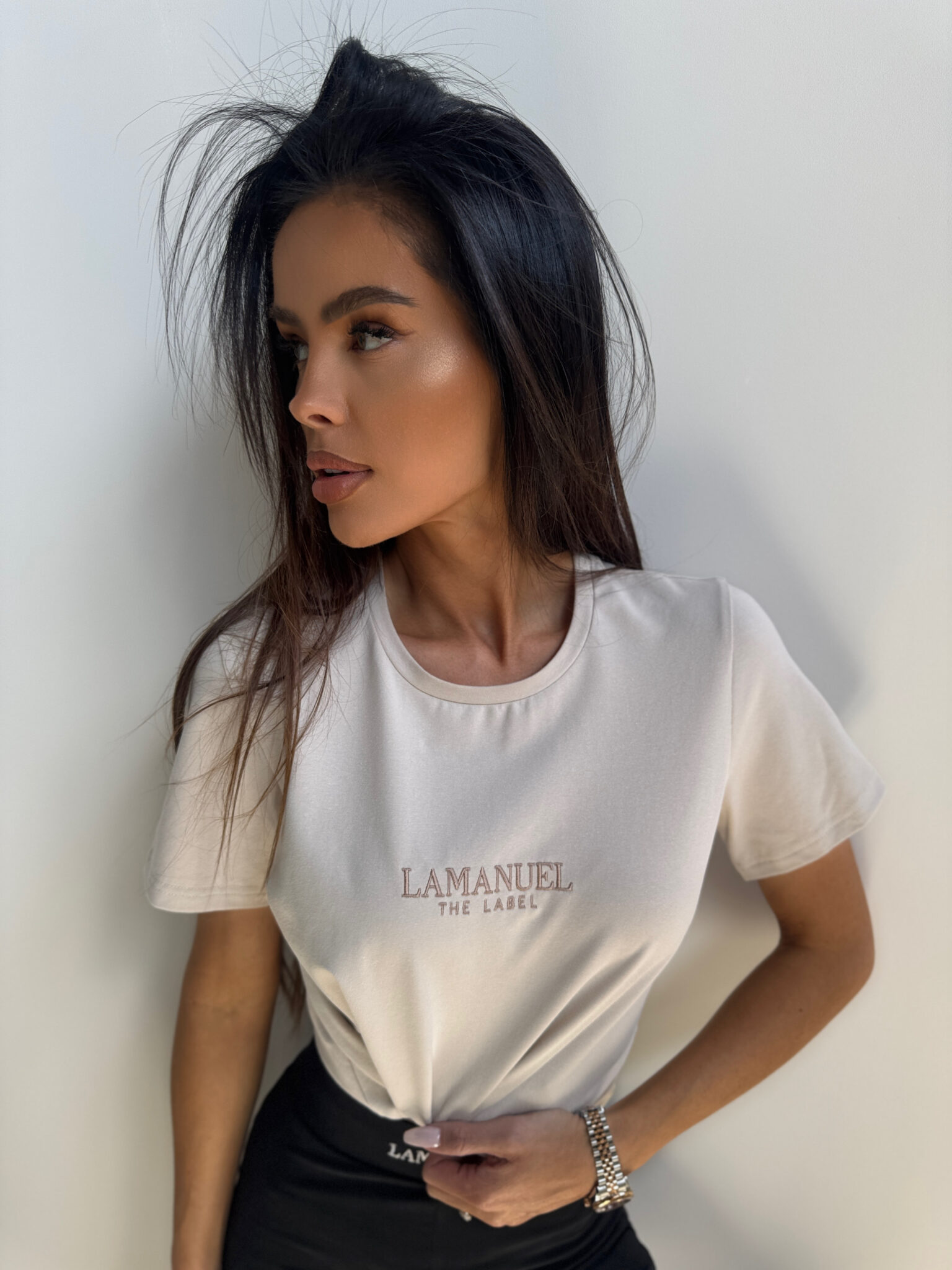 Tshirt MIRA beż LAMANUEL - obrazek 2