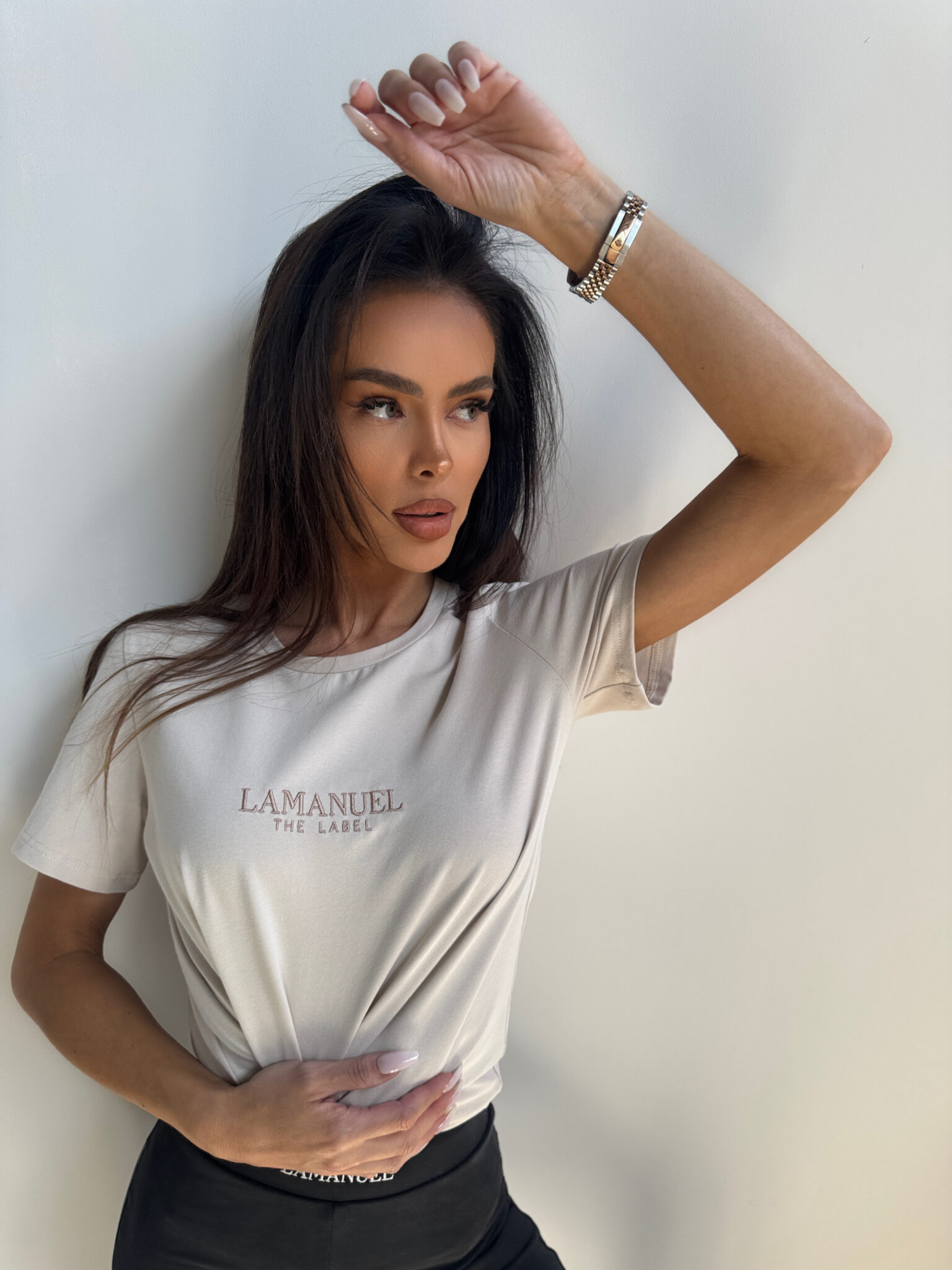 Tshirt MIRA beż LAMANUEL - obrazek 3