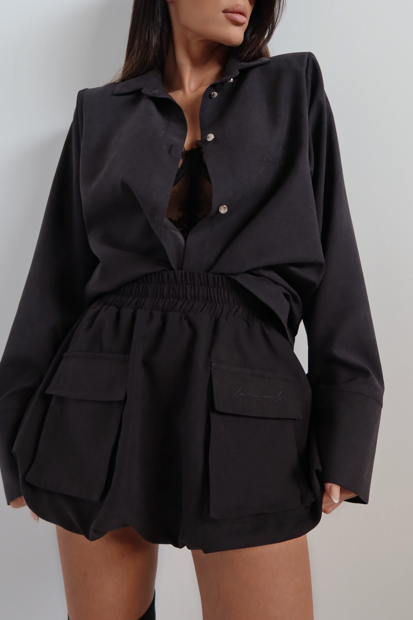 Spódnica VELVET czarna