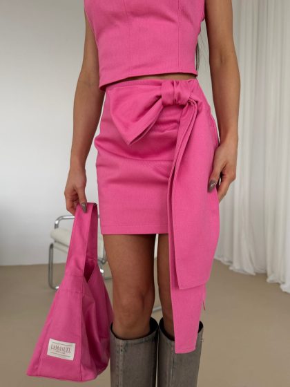 Spódnica DENIM róż