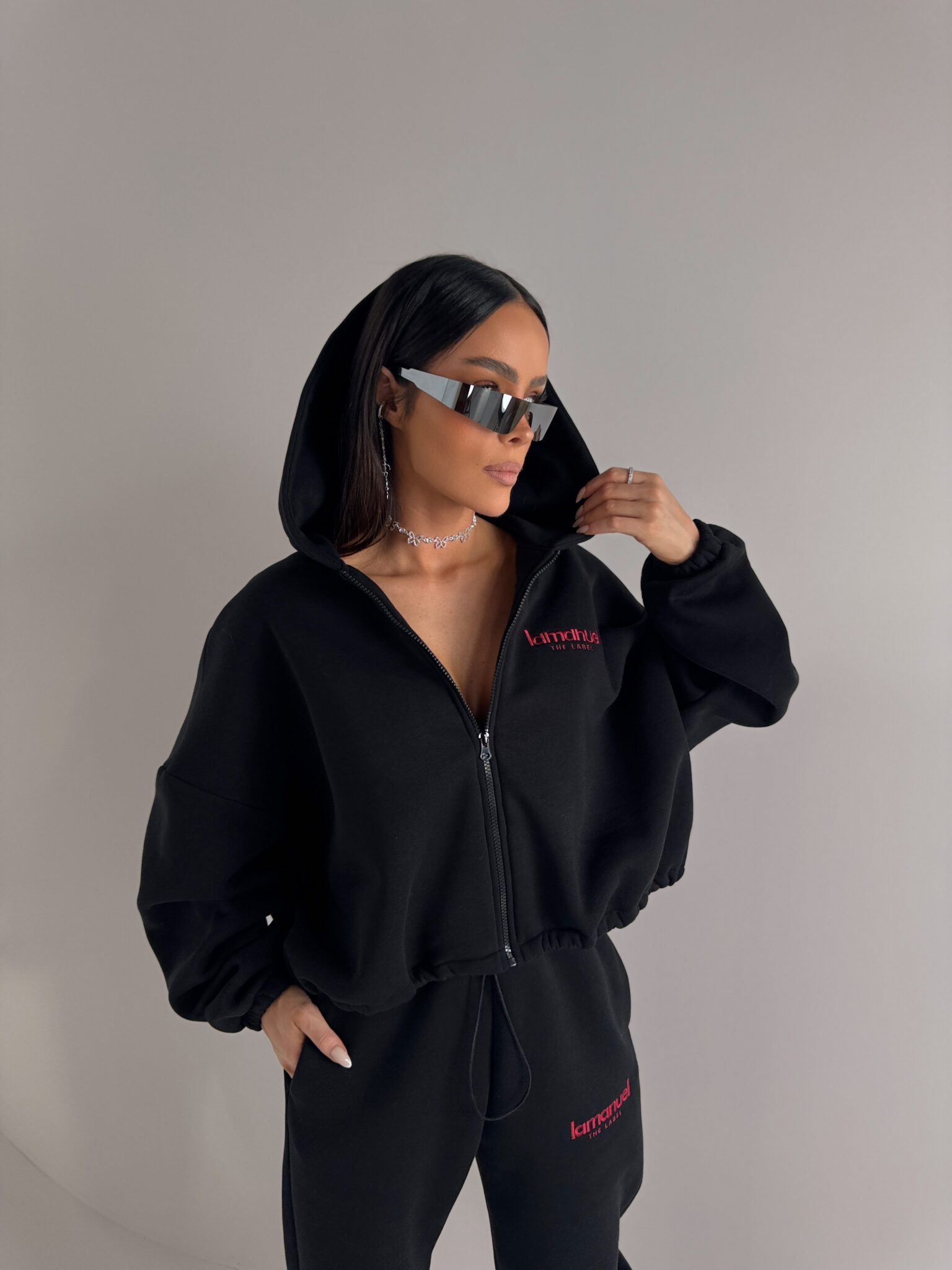 Bluza CREAMY czarna LAMANUEL - obrazek 6