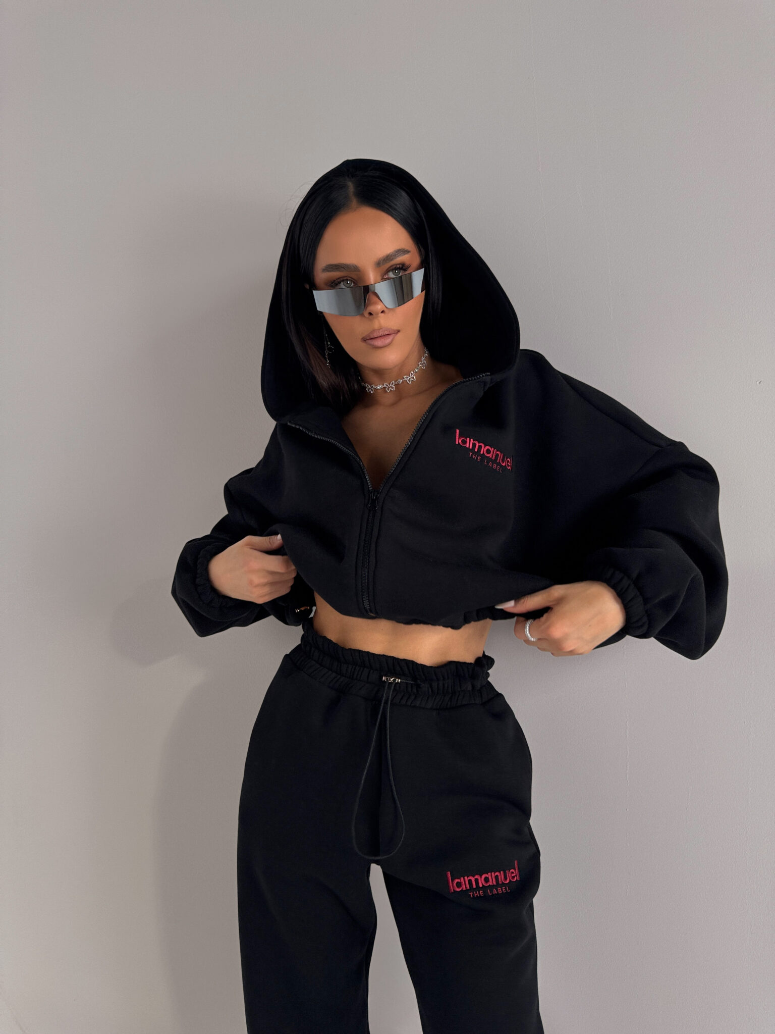 Bluza CREAMY czarna LAMANUEL - obrazek 4