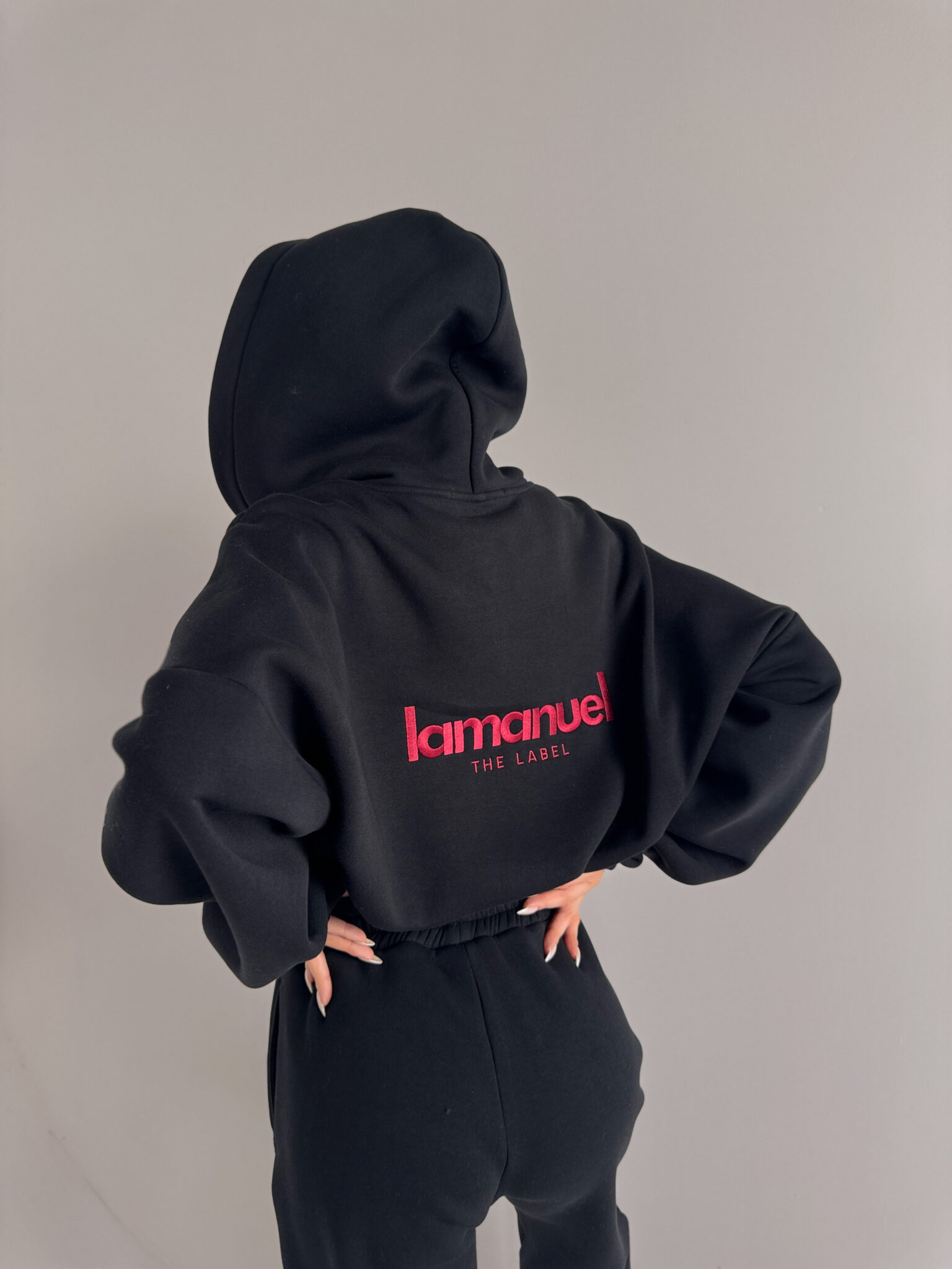 Bluza CREAMY czarna LAMANUEL - obrazek 2