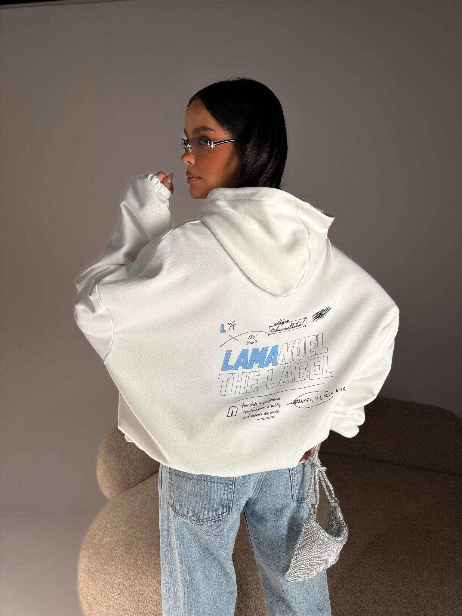 Bluza RESPECT ecru LAMANUEL - obrazek 5