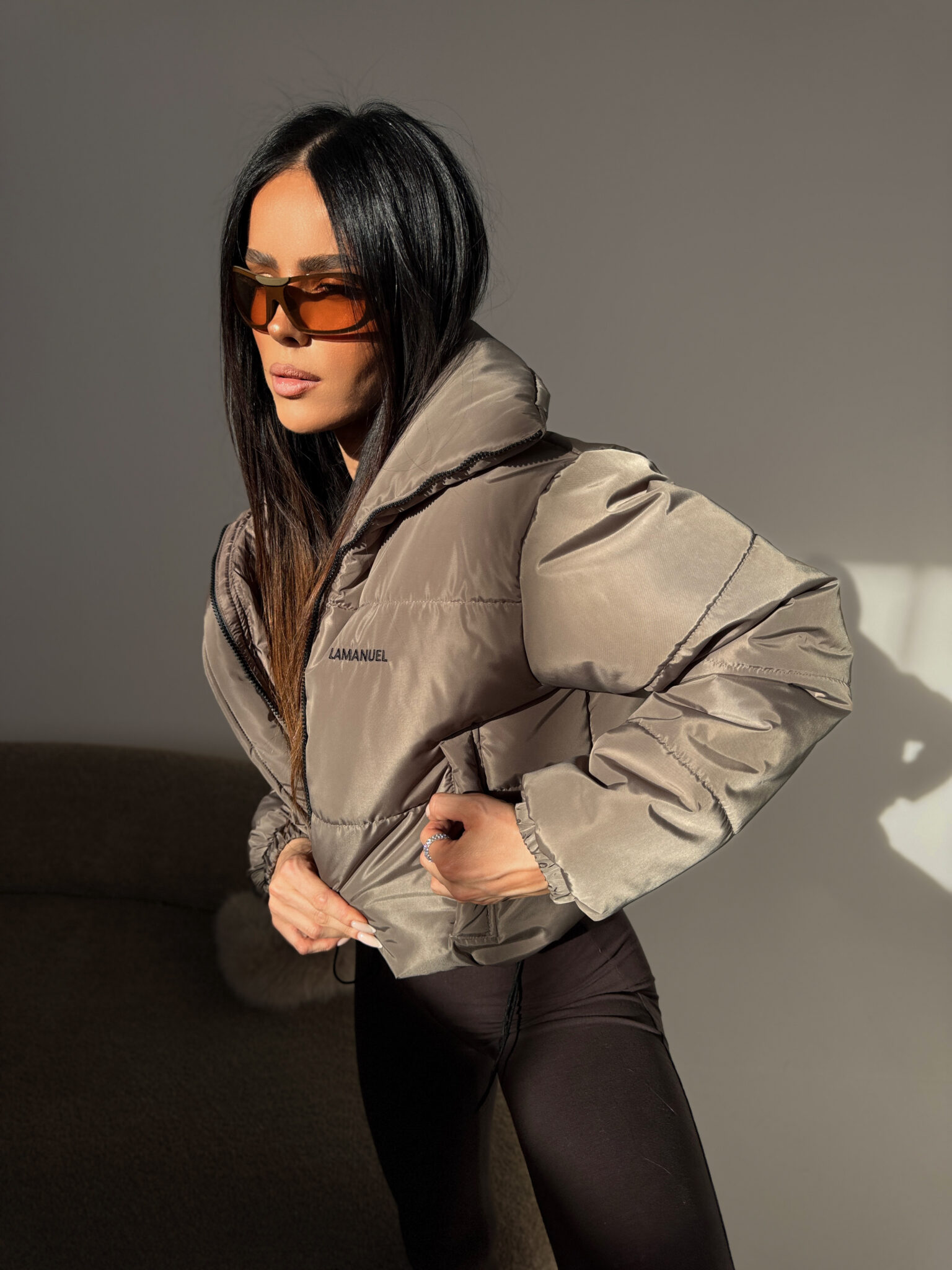 Kurtka ARCTIC czekolada LAMANUEL - obrazek 3