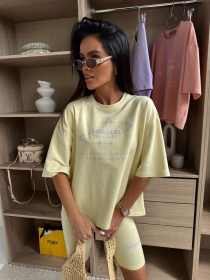 Tshirt BURST żółty