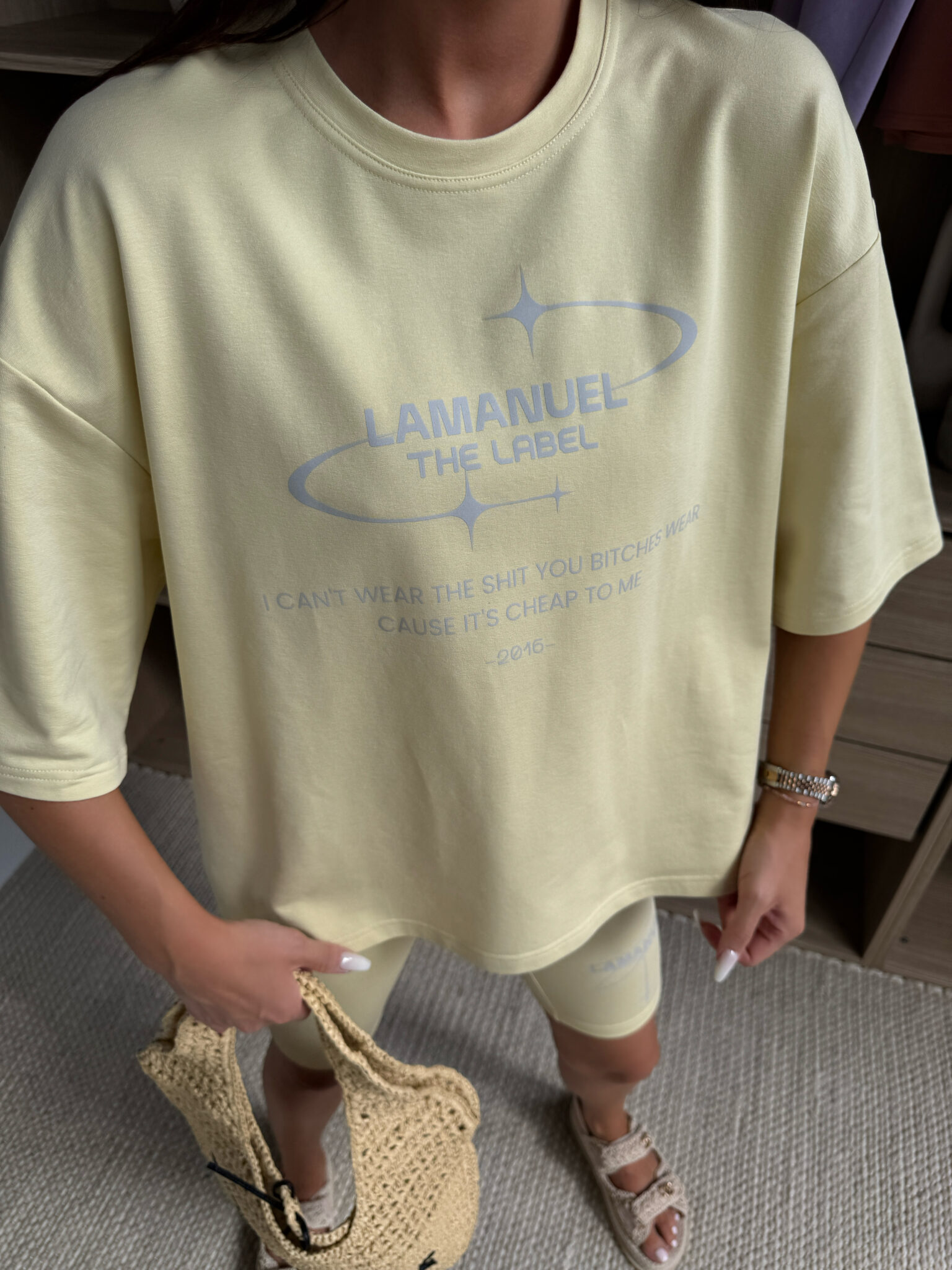 Tshirt BURST żółty LAMANUEL - obrazek 2