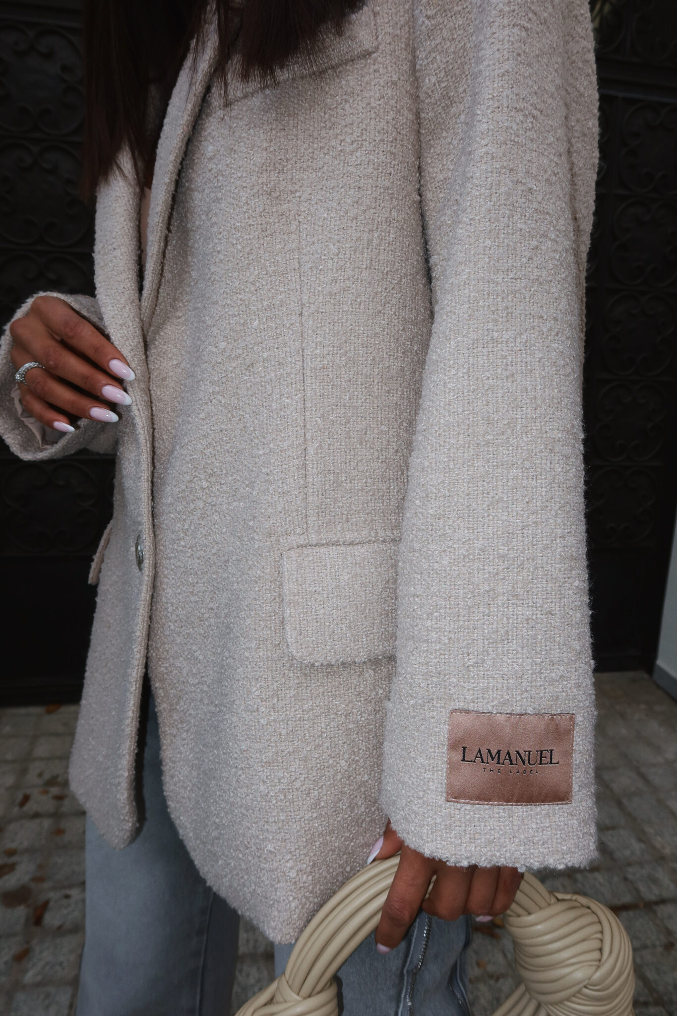 Marynarka FEMININE beż LAMANUEL - obrazek 8