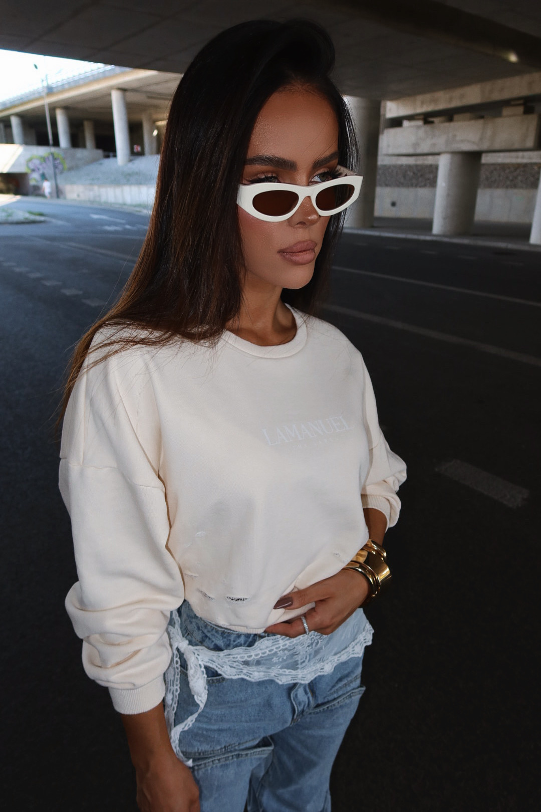 Bluza ABOUT kokos LAMANUEL - obrazek 4