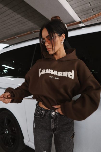 Bluza FLUFFY czekolada