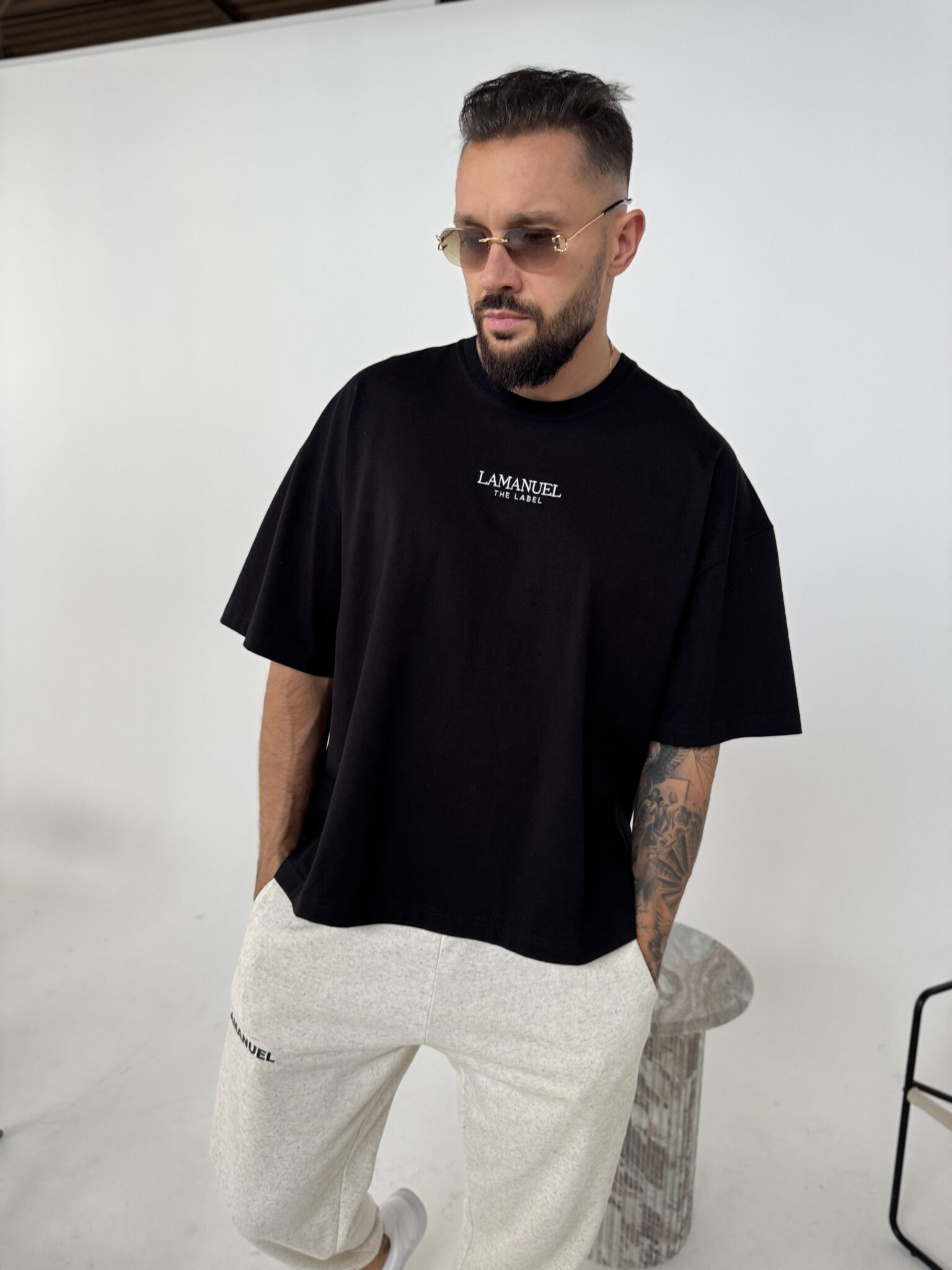 Tshirt CORE czarny LAMANUEL - obrazek 8