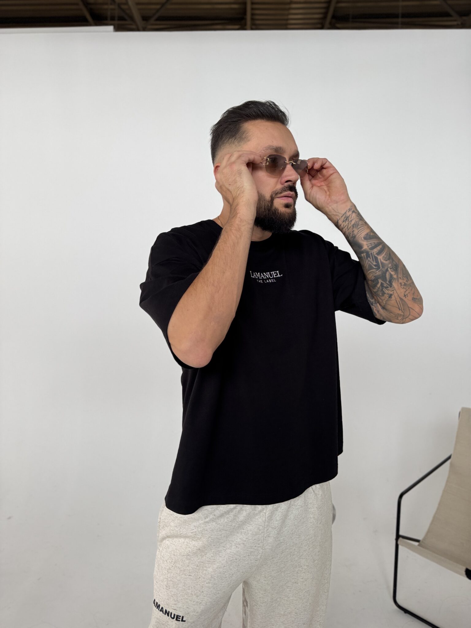 Tshirt CORE czarny LAMANUEL - obrazek 7