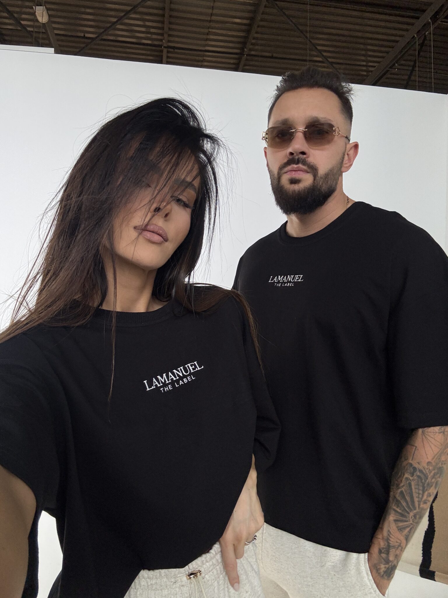 Tshirt CORE czarny LAMANUEL - obrazek 2