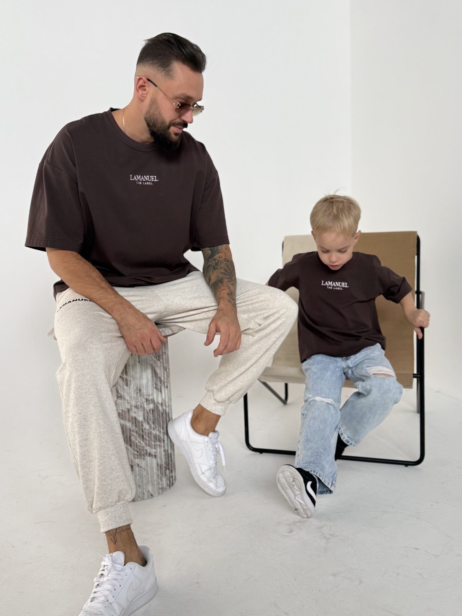 Tshirt CORE czekolada LAMANUEL - obrazek 3